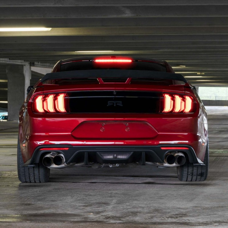 Ford Mustang Tail Lights - Rear - FORM Lighting - Sequential LED - Red - `15-`23
